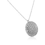 Ezüst Periklis Nyaklánc Áttört Kör Medállal II.