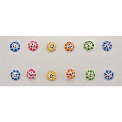 Ezüst Toscana Gyermek Fülbevaló— nap