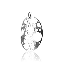 Ezüst Toscana Lyukacsos, Ovális Medál