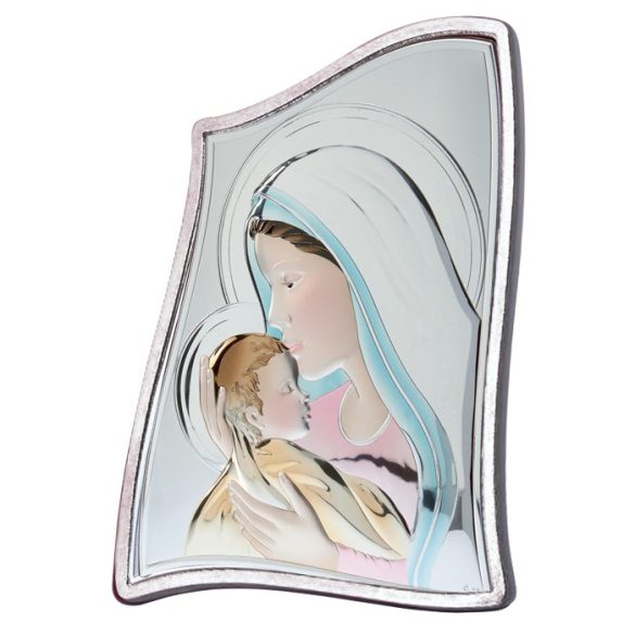 Mária a Kisjézussal ikon fakeretben