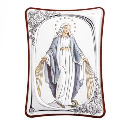 Mária ikon fakeretben, kitámasztóval