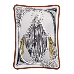 Mária ikon fakeretben, kitámasztóval